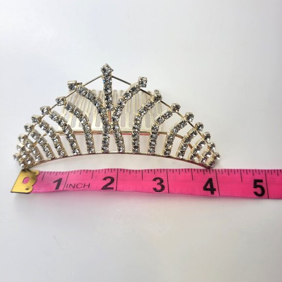 Mini Tiaras with Pearls and Fashion Crystals main image 11